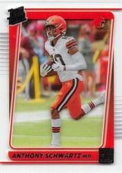 2021 Clearly Donruss Base Set Anthony Schwartz #82 card