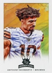 2021 Panini Chronicles Gridiron Kings Anthony Schwartz #GK-34 card