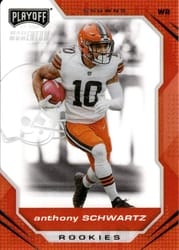 2021 Panini Chronicles Playoff Momentum Rookies Anthony Schwartz #PMR-25 card