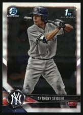 2018 Bowman Draft Anthony Seigler Chrome #BDC-65 card