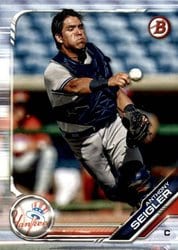 2019 Bowman Draft Base Set Anthony Seigler #BD-171 card