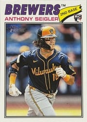 2026 Topps Heritage Base Set Anthony Seigler #128 card