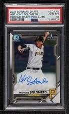 2021 Bowman Draft Chrome Draft Autographs Anthony Solometo #CDA-AS