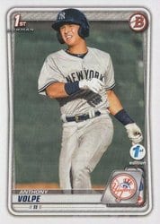 2020 Bowman 1st Edition Base Set Anthony Volpe #BFE-139 card