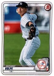 2020 Bowman Draft Base Set Anthony Volpe #BD-178 card