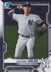 2021 Bowman Chrome Prospects Anthony Volpe #BCP-85 card