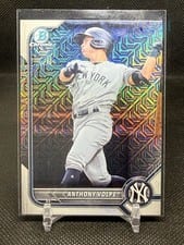 2022 Bowman Chrome Prospects Anthony Volpe Aqua Refractor #BCP-182 card