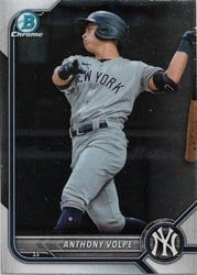 2022 Bowman Chrome Prospects Anthony Volpe #BCP-182 card