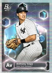 2022 Bowman Platinum Precious Elements Anthony Volpe #PE-15 card