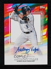 2022 Topps Pro Debut Future Cornerstones Autographs Anthony Volpe #FC-AV card