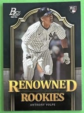 2023 Bowman Platinum Renowned Rookies Autographs Anthony Volpe #RR-20 card