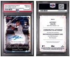 2023 Bowman's Best Masterpieces Autographs Anthony Volpe #BMA-AV card