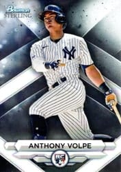 2023 Bowman Sterling Base Set Anthony Volpe #BSR-21 card