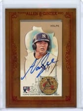 2023 Topps Allen & Ginter Framed Mini Autographs Anthony Volpe #MA-AV card