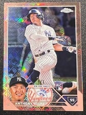 2023 Topps Chrome Anthony Volpe #4 card