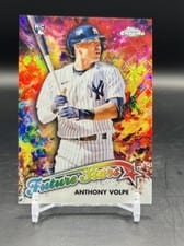 2023 Topps Chrome Logofractor Edition Future Stars Anthony Volpe #FS-11 card