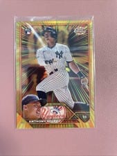 2023 Topps Chrome Radiating Rookies Anthony Volpe #RR-18 card