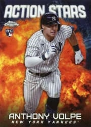 2023 Topps Chrome Update Action Stars Anthony Volpe #ASC-28 card