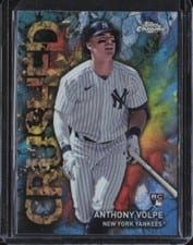 2023 Topps Chrome Update Crushed Anthony Volpe #C-7 card