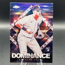 2023 Topps Chrome Update Diamond Dominance Anthony Volpe #DD-6 card