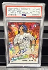 2023 Topps Chrome Update Future Stars Autographs Anthony Volpe #FSA-AV card