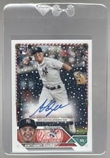 2023 Topps Holiday Autographs Anthony Volpe #HAC-AV card