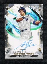 2023 Topps Inception Rookies and Emerging Stars Autographs Anthony Volpe #BRES-AV card