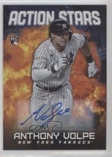 2023 Topps Update Action Stars Autographs Anthony Volpe #AS-28 card