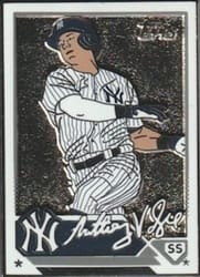 2023 Topps Update Enamel Pin Anthony Volpe #8 card