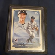 2023 Topps x Bob Ross: The Joy of Baseball Budding Talents Anthony Volpe #BT-9 card