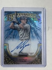 2024 Bowman Sterling Extravaganza Autographs Anthony Volpe #SEA-AV card