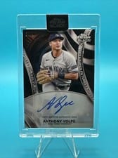 2024 Topps Chrome Black Super Futures Autographs Anthony Volpe #SFA-AV card
