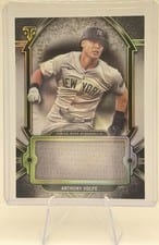 2024 Topps Triple Threads Single Jumbo Relics Anthony Volpe #SJR-AVO card