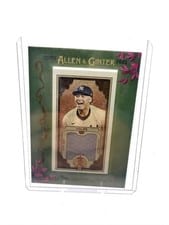 2025 Topps Allen & Ginter Allen & Ginter Mini Framed Relics Anthony Volpe #MFR-AV card