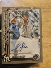 2025 Topps Holiday Autographs Anthony Volpe #PA-AV card