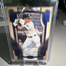 2026 Topps Tier One Break Out Autographs Anthony Volpe #BOA-AV card