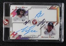 2025 Topps Pristine Pristine Pair Dual Autographs Anthony Volpe/Austin Wells #PPDA-AW card