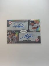 2025 Topps Chrome Dual Autographs Anthony Volpe / Jasson Dominguez #CDA-DOV card