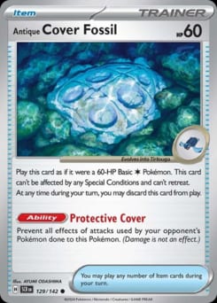 Stellar Crown Antique Cover Fossil #129 card