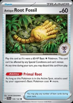 Stellar Crown Antique Root Fossil #130 card