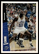 1996-97 Collector's Choice Base Set Antoine Carr #154 card