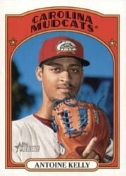 2021 Topps Heritage Minor League Base Set Antoine Kelly #117 card