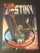 1997 Topps Chrome Destiny Antoine Walker #D4 card