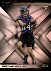 2019 Panini XR Base Set Antoine Wesley #166 card