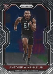 2020 Panini Prizm Base Set Antoine Winfield Jr. #322 card
