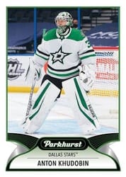 2021-22 Parkhurst Base Set Anton Khudobin #81 card