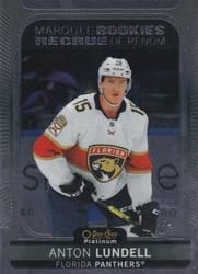 2021-22 O-Pee-Chee Platinum Base Set Anton Lundell #296 card