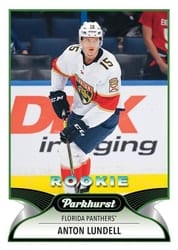 2021-22 Parkhurst Base Set Anton Lundell #283 card