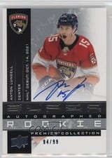 2021-22 Upper Deck Premier 20th Anniversary Autograph Rookies Anton Lundell #AAR-AL card