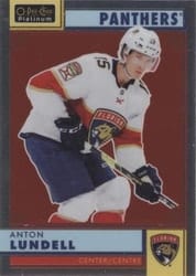 2022-23 O-Pee-Chee Platinum Retro Anton Lundell #R-7 card